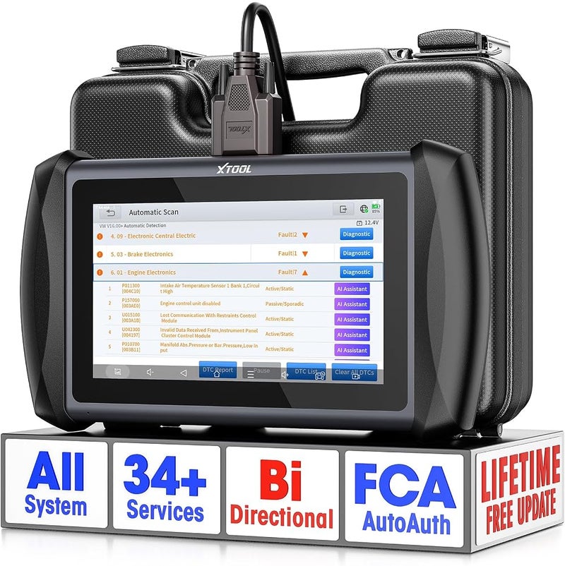 XTOOL IP616 Bidirectional Scan Tool, Full Systems OBD2 Scanner, 34+ Resets - Image 1