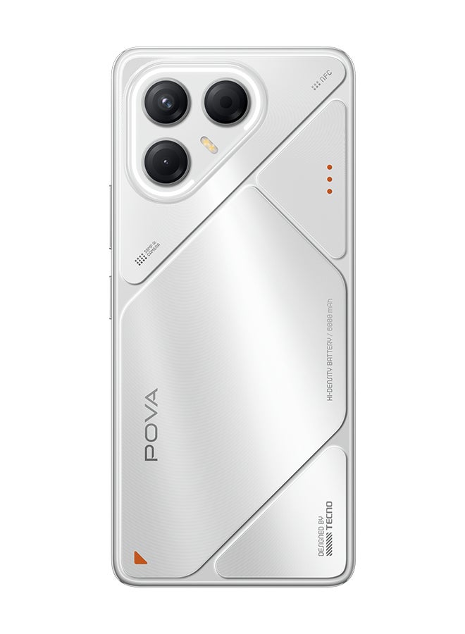 TECNO Pova 7 5G 8GB+256GB Magic Silver + Free Gifts (Wireless Powerbank + Magnetic Case ) - Middle East Version - Image 2