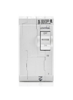 Leviton Leviton LB250-T 50A 2-Pole Plug-On Standard Branch Circuit Breaker, Thermal Magnetic, 120/240 VAC, White  - Image 2
