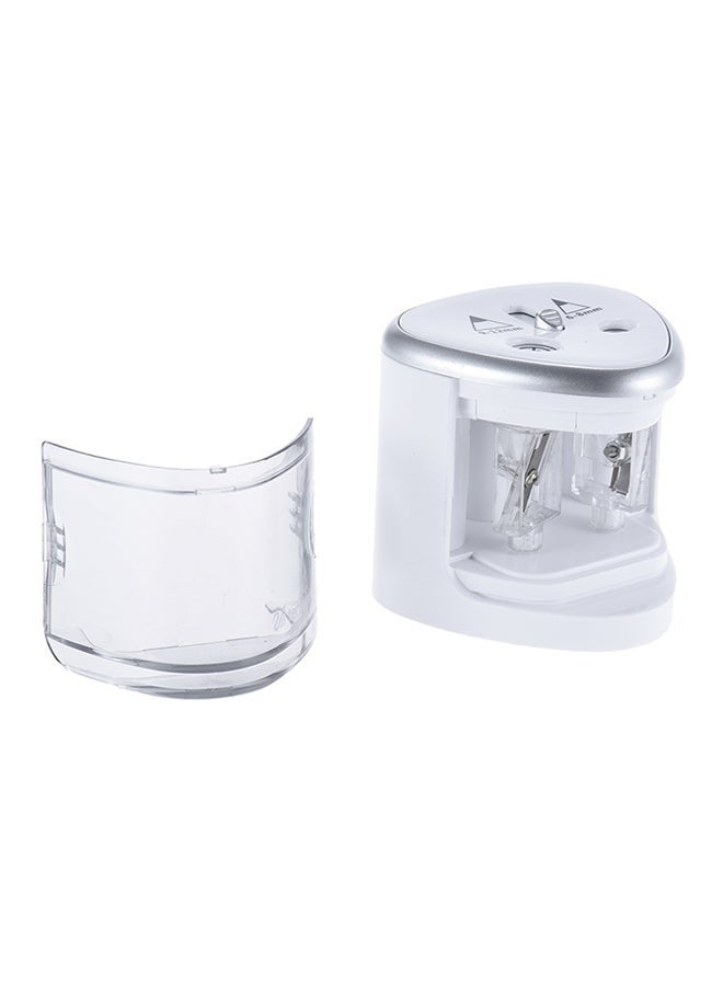 tenwin 2-Holes Electric Pencil Sharpener Silver - Image 3