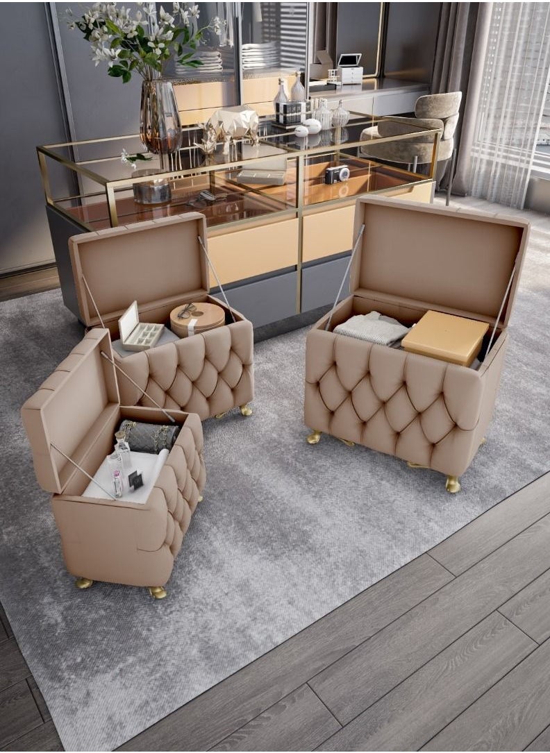 ZAHRAT ALFKHAMAH - 3 seater ottoman sofa set with storage box - Image 1