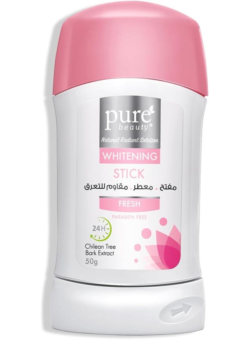 بيور بيوتي مزيل عرق بيور بيوتي وايتنينج مضاد للتعرق (منعش) 50 جم - Image 1