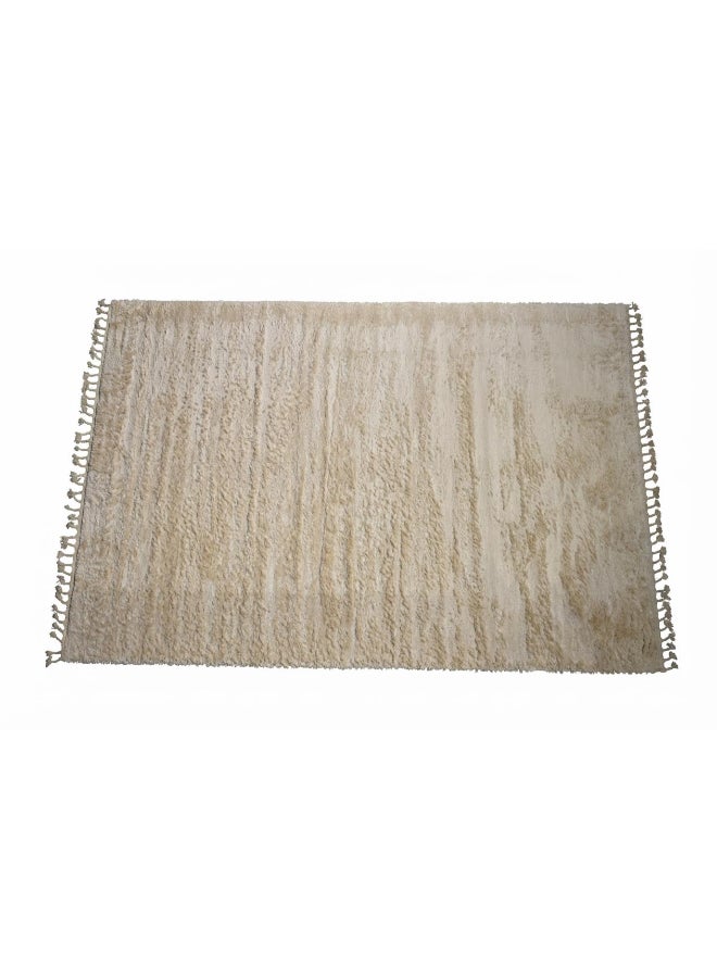 Noon East Carpet Shaggy Rugs with Soft Texture, Color - Beige, Size - 200x290 cm - 6.5x9.5 ft, Design - Nimbus Plush , Ideal  for Living space , Master Bedroom, Dinning room & Large office space - Image 4