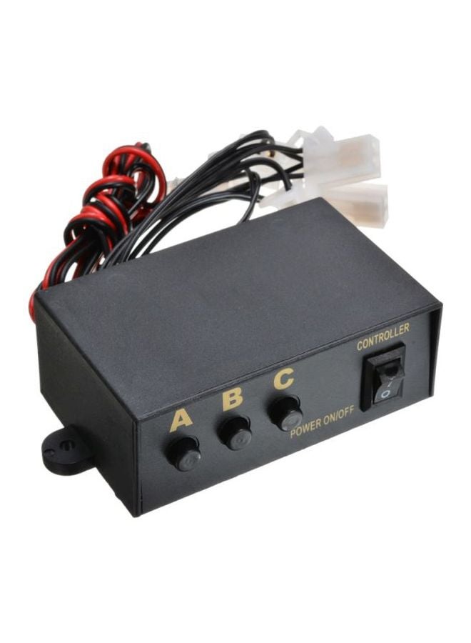 6 مصابيح فلاش LED بجهاز تحكم بثلاث وضعيات - Image 1