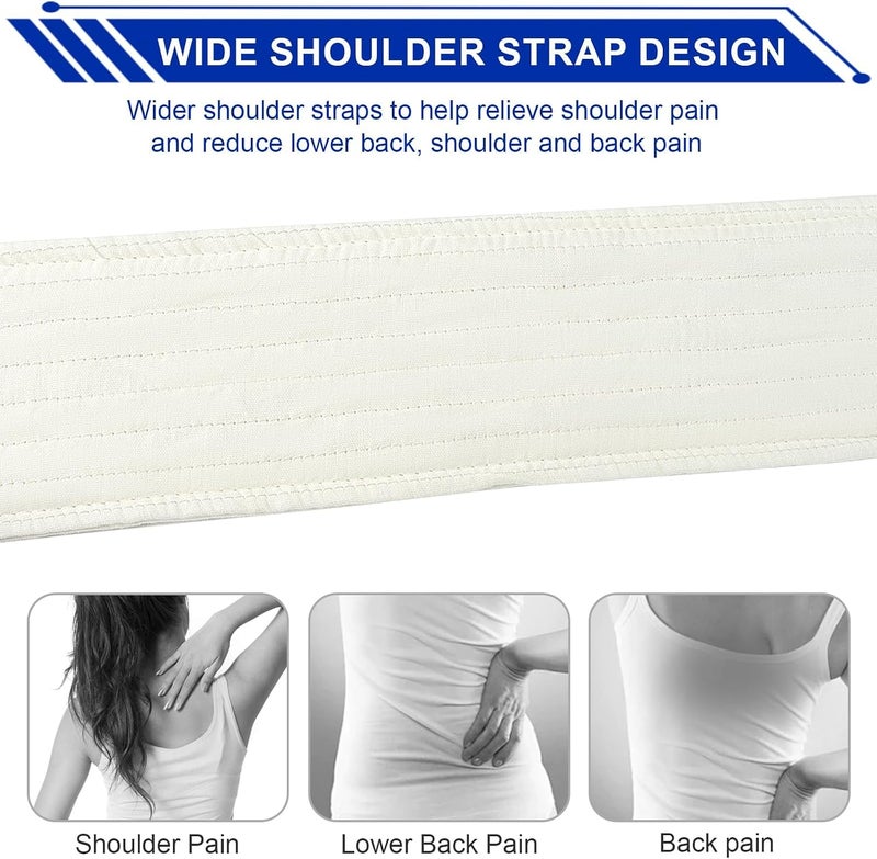 KASTWAVE Global standard processed material Breathable Sling Dog Carrier Bag for Small Dogs, Adjustable Shoulder Strap Pet Carrier for Dogs up to 6.5 kg, Lightweight and Comfortable Dog Sling for Outdoor Walks and Travel, White Replaceable parts - Image 4