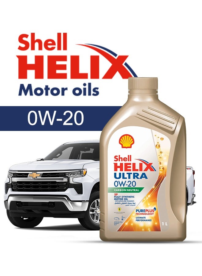 Engine Oil – For Chevrolet Silverado V6 2021 - 2013, 6 Liter, 0w20 Shell - With Engine Oil Filter, Mobile Car Oil Change Service