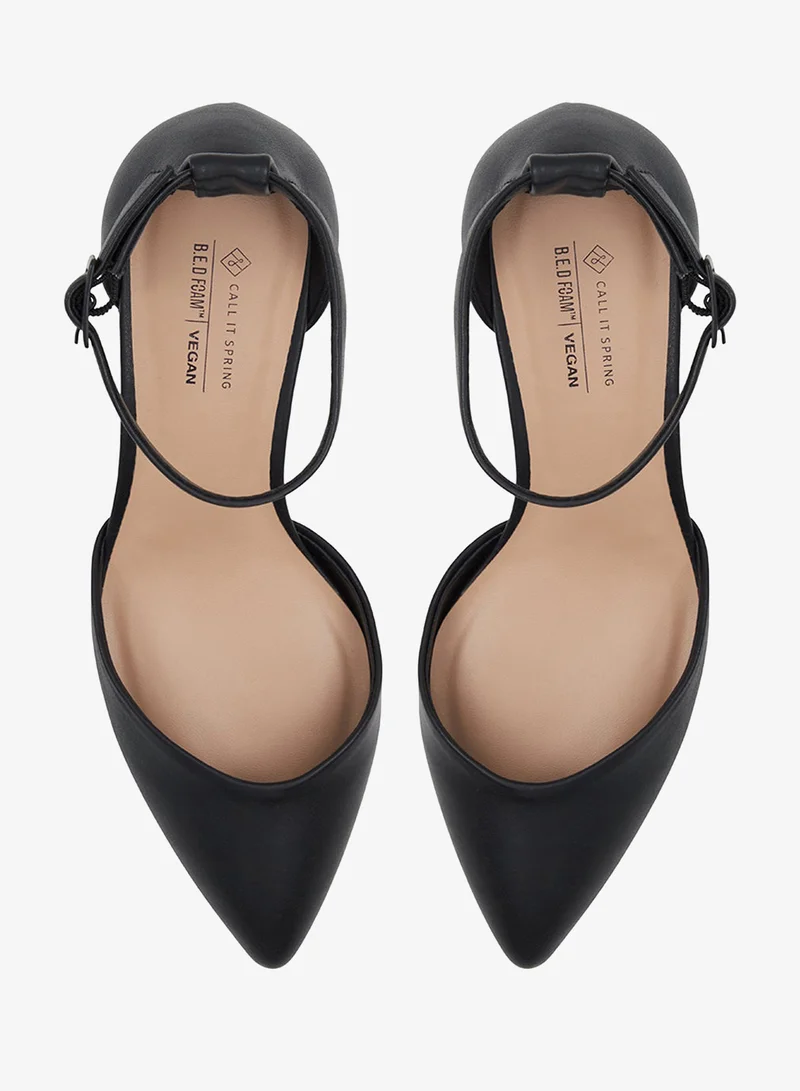 CALL IT SPRING black Daliaa Slingback Heeled Sandals for Women | Best Price UAE