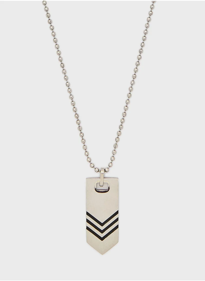 Seventy Five Geometric Pendant Necklace