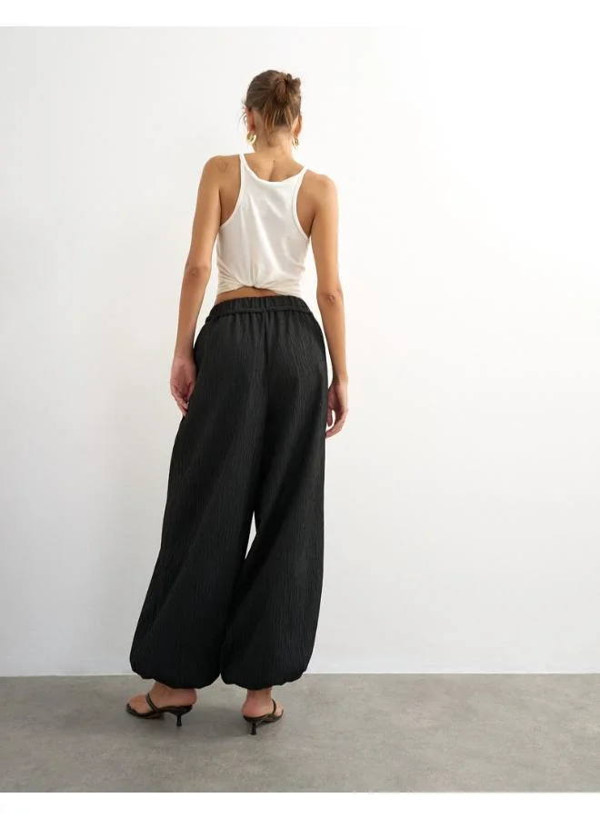 Topshop Balloon Fit Front Tie Trousers