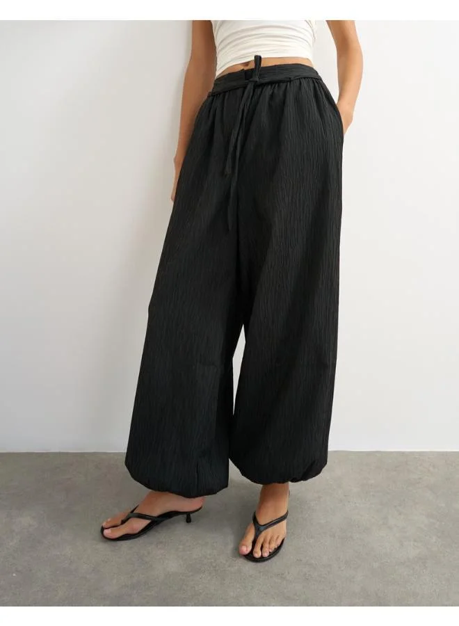 Topshop Balloon Fit Front Tie Trousers