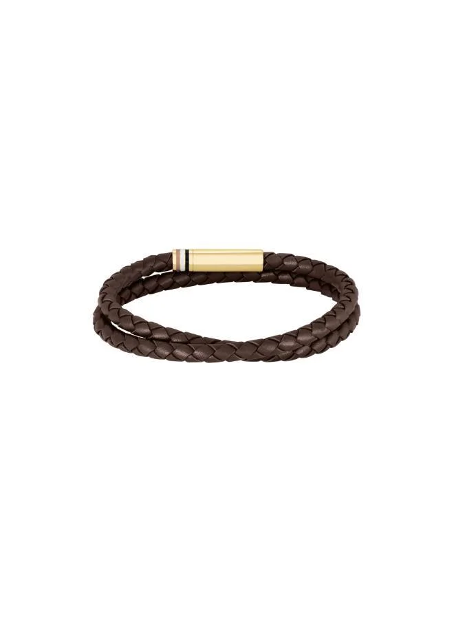 هوجو بوس Leather Bracelet