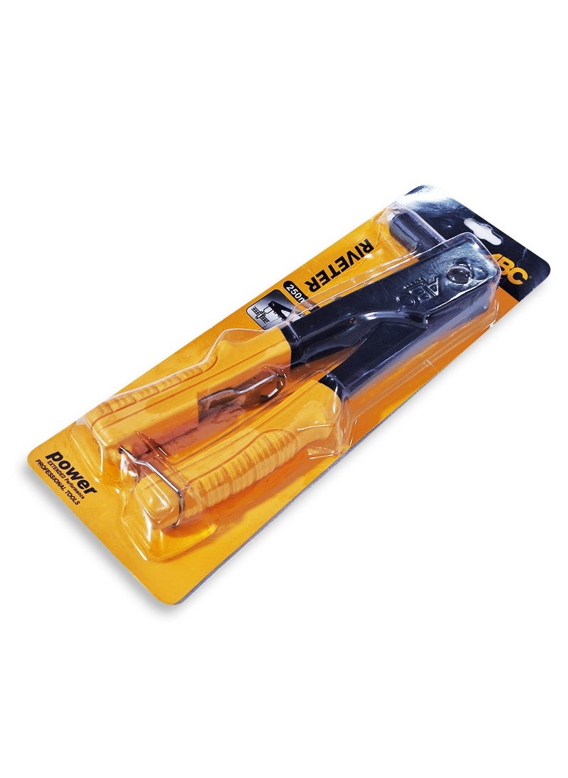 ABC Manual Riveter to install screws , high performance for professionals and hobbyists, Used to permanently install screws (250mm) in various materials such as metal or plastic. Ideal for maintenance work, carpentry, aluminum, and metal structure industries. Made of high-quality materials to withstand heavy use.  - Image 2
