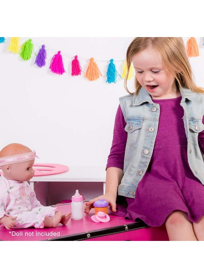 Adora مجموعة أكسسوارات دمى الأطفال أادورا مجموعة سحرية مكونة من 3 قطع تأتي مع مصاصة وزجاجات دمى سحرية مع حليب وعصير برتقال يختفي، هدية عيد ميلاد للأطفال من عمر 2 سنة وما فوق - Image 3