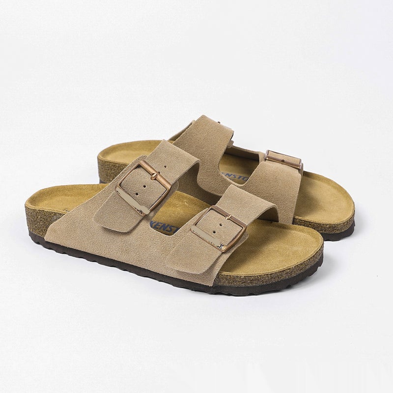 Birkenstock Double-Buckle Sandals - Outdoor Casual Cork Shoes for Men and Women