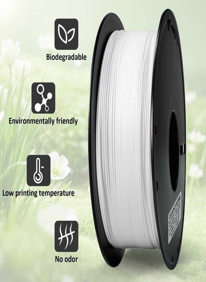 GIANTARM 3D Printer Filament, 0.5kg White PLA Filament,1.75mm Dimension Accuracy +/- 0.03mm, 3D Printing Filament - Image 2