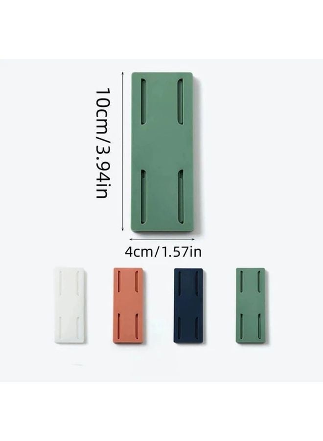 8pcs White Self Adhesive Cable Organizers Damage Free Mounting Holders - Image 4