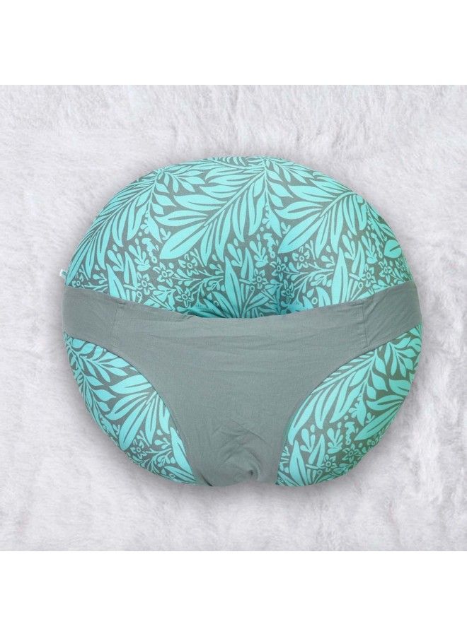 Kradyl Kroft وسادة تغذية الأطفال 5 في 1 مع غطاء قابل للفك (لون أخضر زمردي) - Image 2