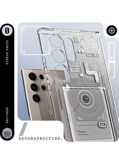 Spigen Ultra Hybrid Samsung Galaxy S24 ULTRA Case Cover - Zero One White  - Image 3