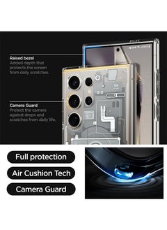 Spigen Ultra Hybrid Samsung Galaxy S24 ULTRA Case Cover - Zero One White  - Image 5