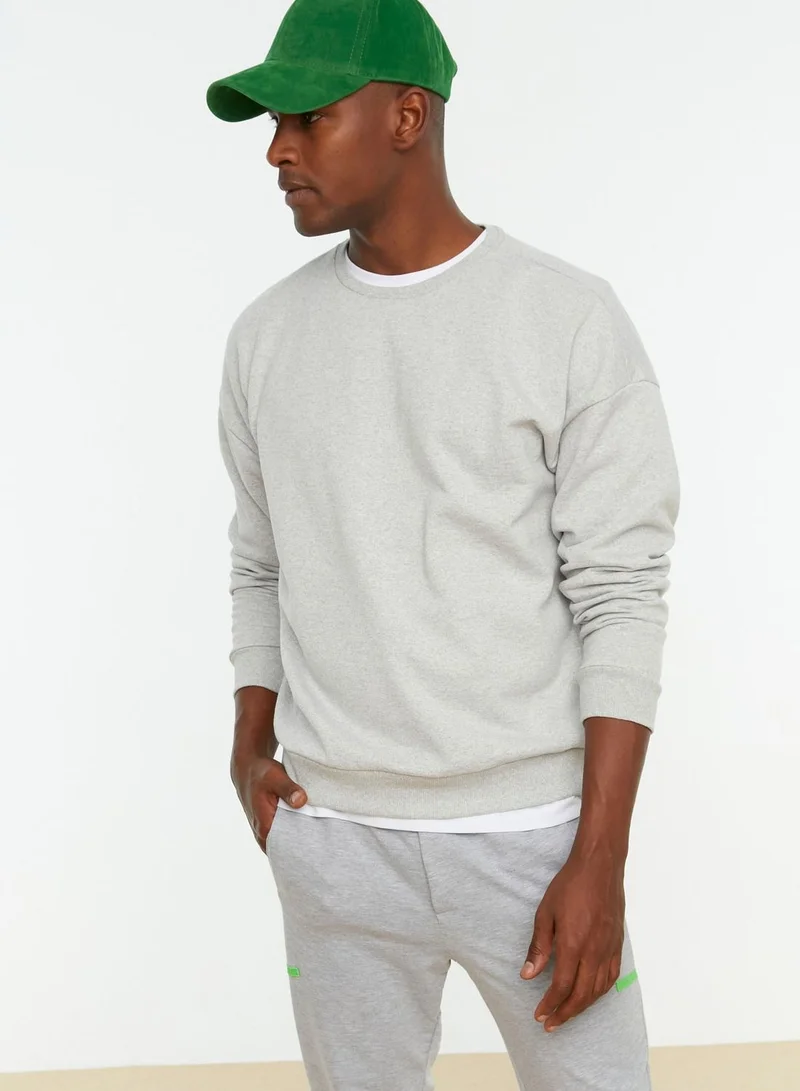 trendyol Slogan Sweatshirt