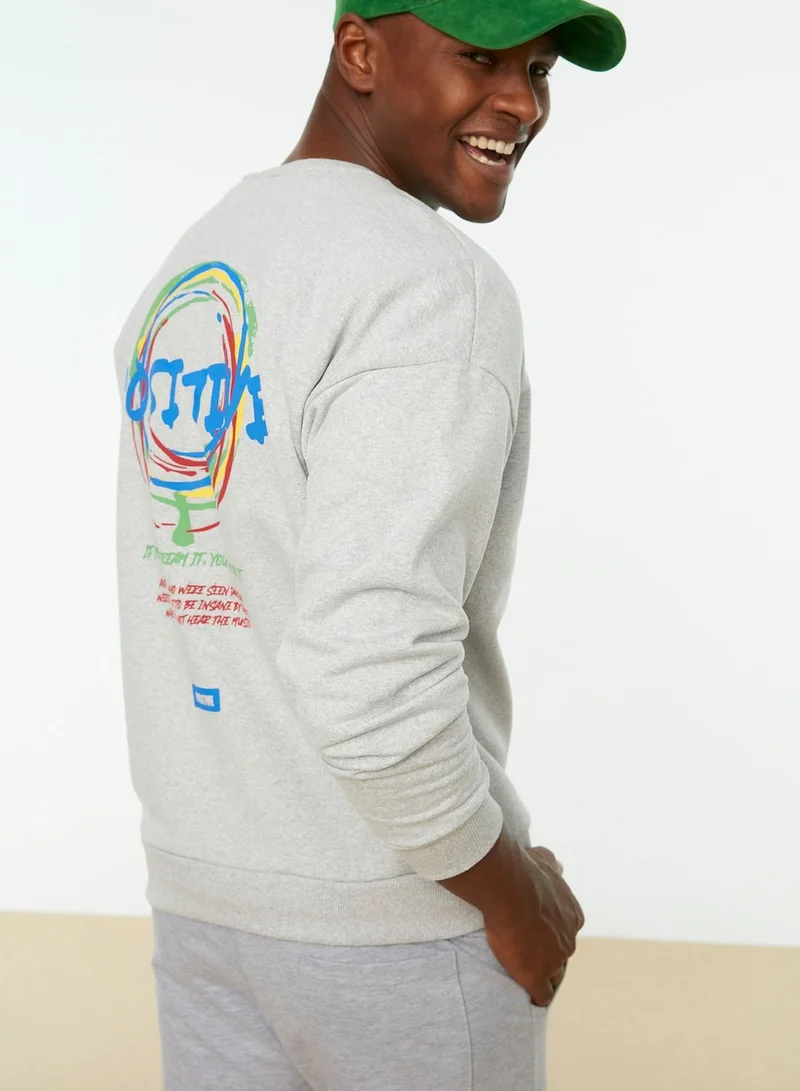 trendyol Slogan Sweatshirt