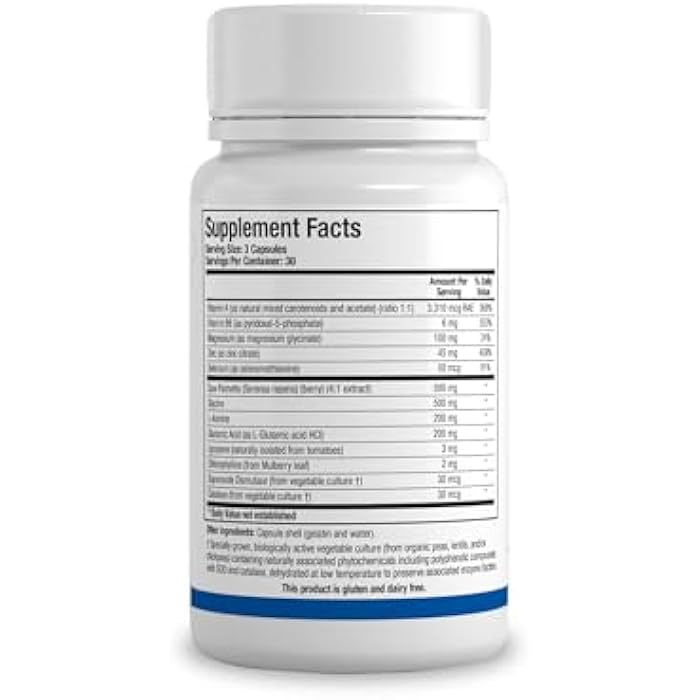 BIOTICS RESEARCH Palmetto-Plus™– Saw Palmetto Formula 500 mg, Extract & Berry 4:1 Extract, Men's Health Complex, Healthy Urination & Flow Formula, Lycopene, 90 Caps - Image 2