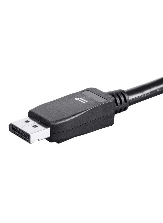 Monoprice Displayport 1.4 Cable 32.4 Gbps 8K@60Hz 4K@120Hz Dynamic Hdr High Bit Rate 3 Display Stream Compression 1.2 6 Feet Black Select Series - Image 3