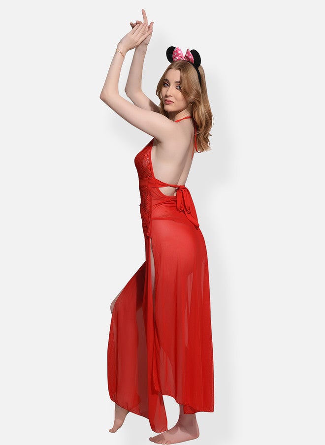 FIMS Pack Of 2 Self Design Shoulder Straps Lace Baby Doll - Image 3