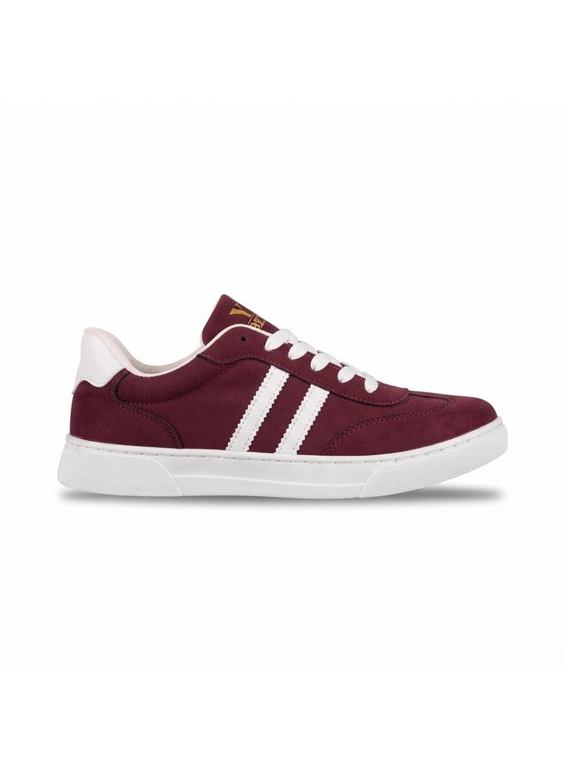 Vbranda Stylish women's sneakers crafted from soft suede SN-38-MAROON - Image 4