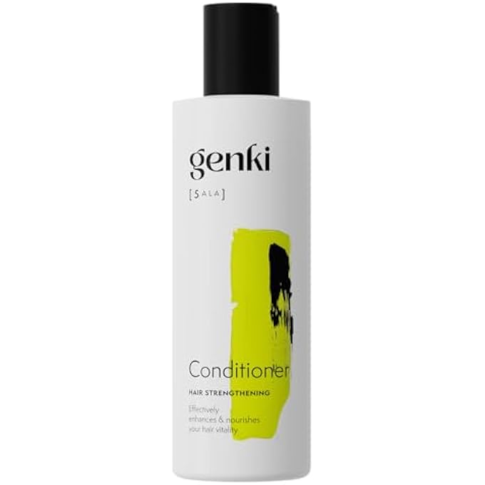 Genki HAIR STRENGTHENING CONDITIONER 200 ML WITH 5-ALA PROVEN TO STRENGTHEN HAIR WITH SHEA BUTTER AND COCONUT OIL - Image 2