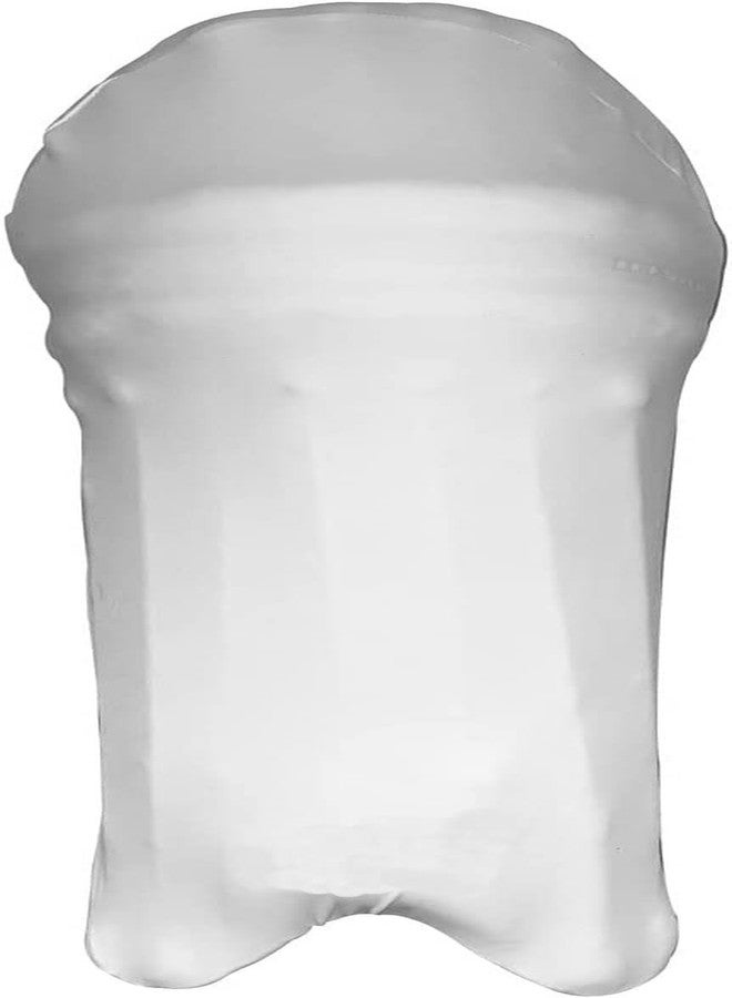 Rainox Cricket Batting Pads Covers, Leg Guards Clads, Batting Leg Guards Stretchable Outer Skin Cover Suitable for Men's & Youth Size (White) - Image 2