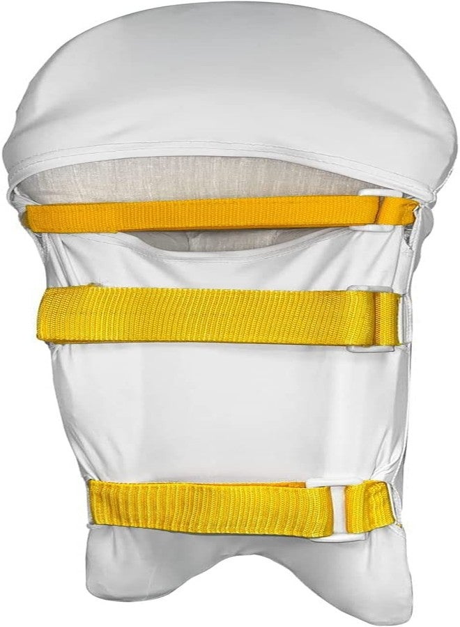 Rainox Cricket Batting Pads Covers, Leg Guards Clads, Batting Leg Guards Stretchable Outer Skin Cover Suitable for Men's & Youth Size (White) - Image 3