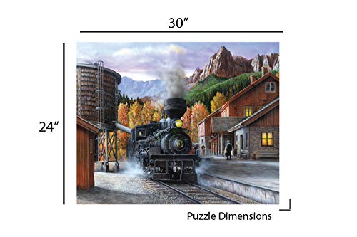 Springbok's 1000 Piece Jigsaw Puzzle Mountain Express - Made in USA - Image 4