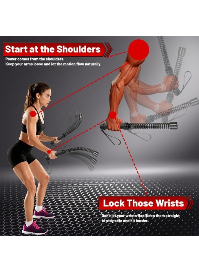 SportQ Battle ropes (2 pieces, 5 kg each) Portable exercise ropes for cardio, muscle toning, and low-impact cardiovascular training, home gym equipment - Image 3