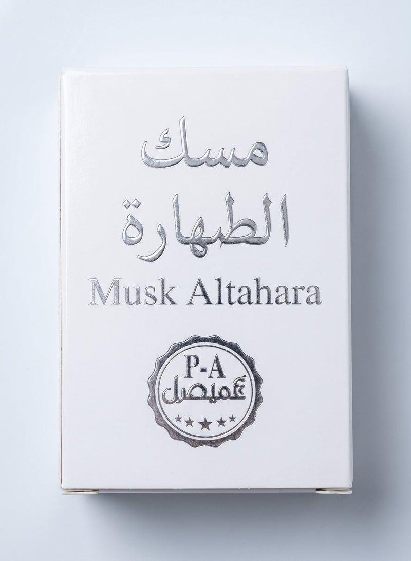 مسك الطهارة الأصلي من حامل المسك عطر زيتي مركز بنقاء فائق وثبات عميق يدوم طول اليوم لمنح الجسم رائحة عطرية منعشة وجذابة تدوم طويلاً عبوة زجاجية فاخرة رول أون لسهولة الاستخدام - Image 2