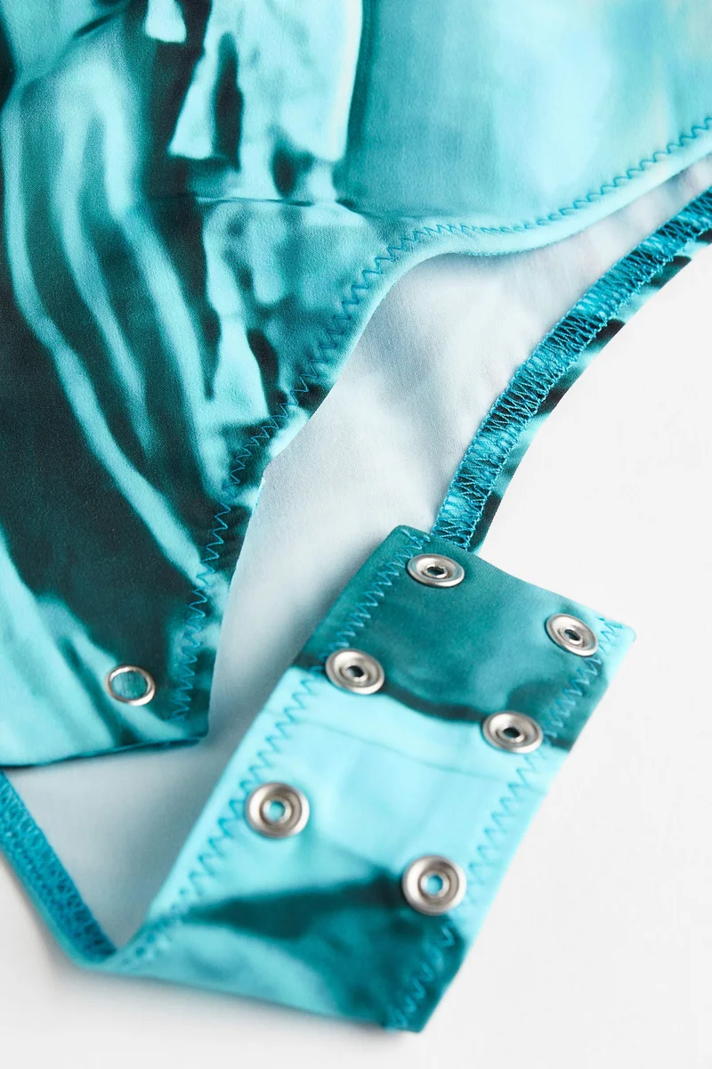 H&M Printed wrapover body