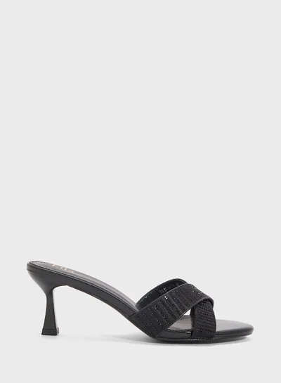 ELLA Diamante Strap Heeled Sandal