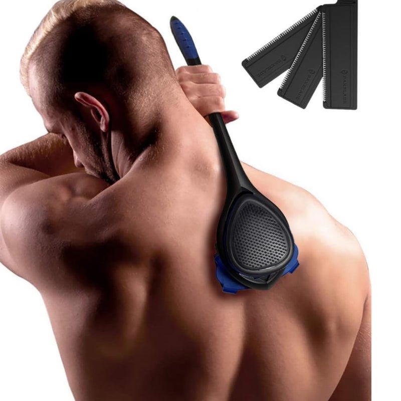 baKblade 3.0 Back Shaver â€“ 23" Handle â€“ Includes 3 Extra Blade Refills â€“ Pain-Free Shave for Men - Image 1