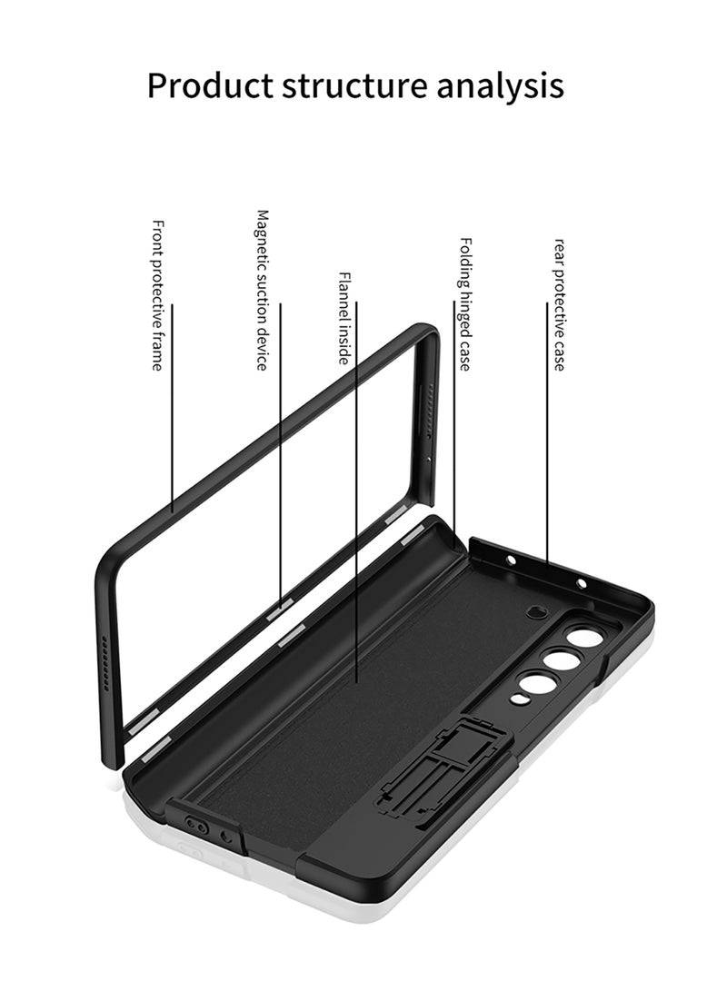 كابتن تيك سامسونج جالاكسي زد فولد 5 5G حامل الهاتف المغناطيسي حالة - Image 3