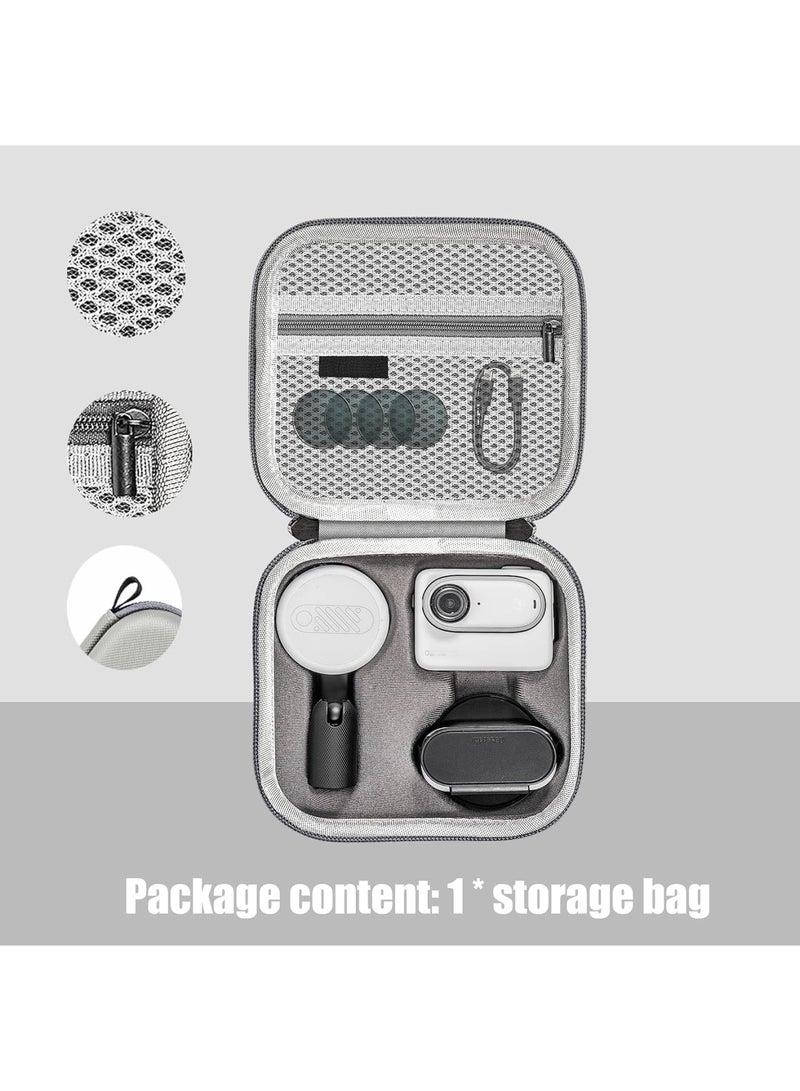 SOLARAE Camera Carrying Case, Storage Bag Mini Protective Case, Compatible for Insta360 GO 3 Action Camera Accessories - Image 5