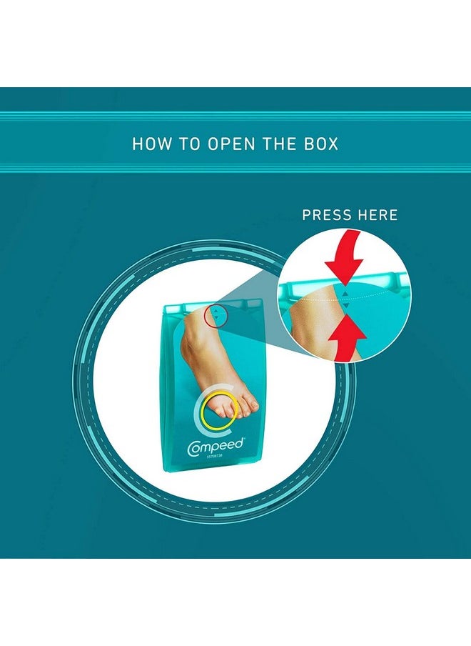 Compeed - Corn Bandage For Foot Finger Pressure N Rubbing Protection, Foot Corn Remover Bandages, Pack Of 10 Pc, Medium Size - Image 1