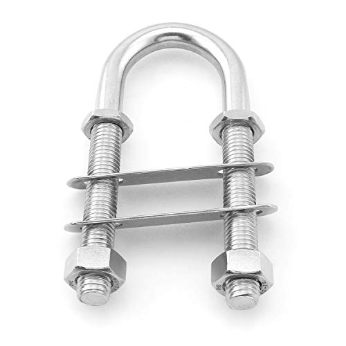 heyous Stainless Steel Marine Boat Stern Bow Eye Tie Down U Bolt 1/2" Dia 3" Thread Length Boat Accessories Marine U Bolt - Image 2