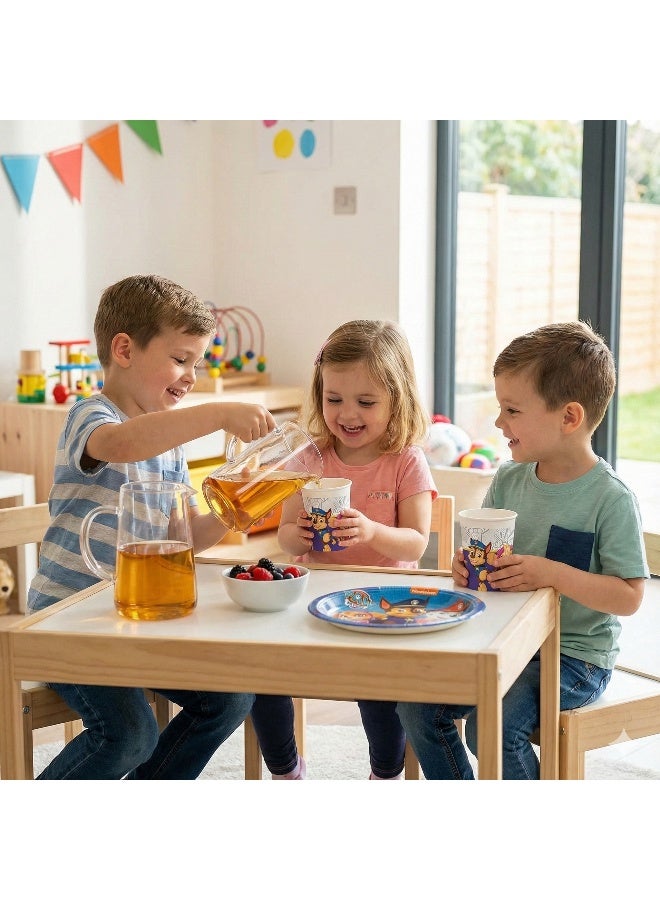 Ciao Paw Patrol Yelp for Action Compostable Paper Cups 200 ml Pack of 12 – Eco-Friendly Party Cups with Chase & Skye Design – Biodegradable Tableware for Kids Birthdays & Celebrations - Image 2