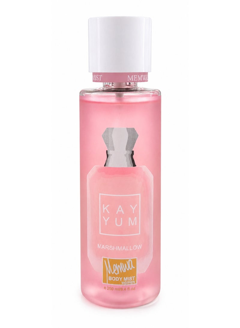 بخاخ معطر للجسم ميموا كاي يوم مارشميلو للنساء - 250 مل