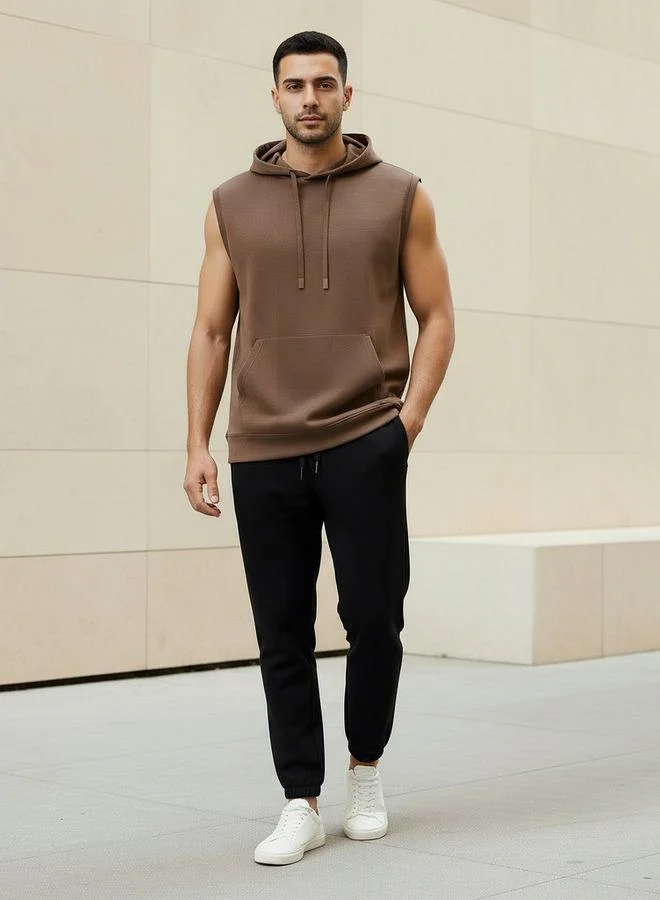 Love Pangolin Love Pangolin Men Sleeveless Hoodie