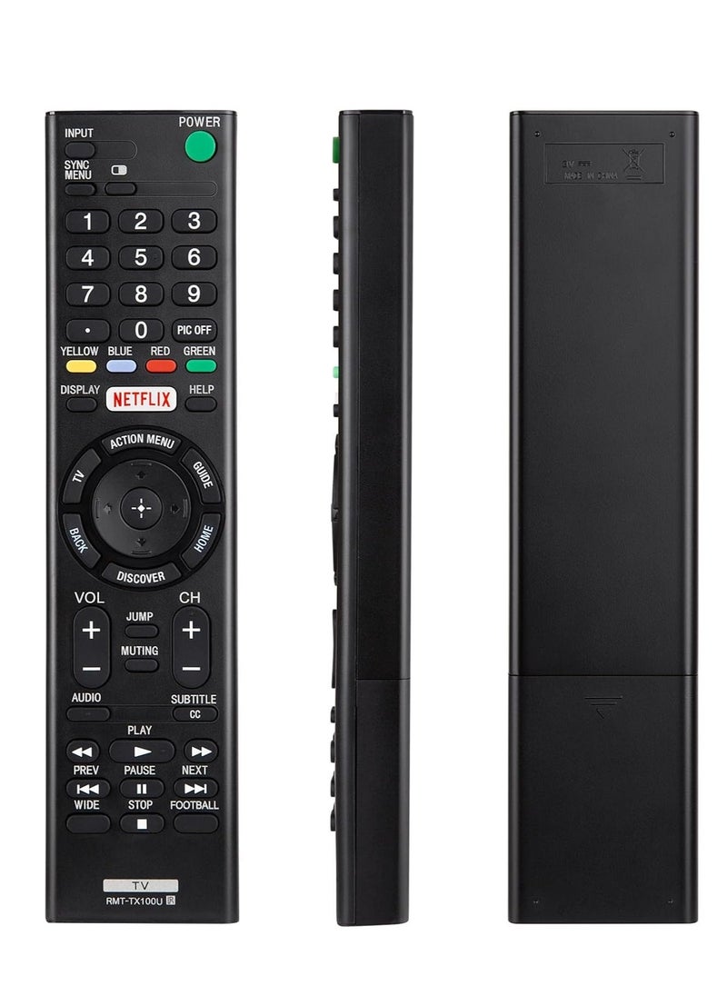 Universal Remote for Sony TV – Replacement for All Sony Bravia Smart LCD, LED, HD TVs with Netflix Button - Image 1