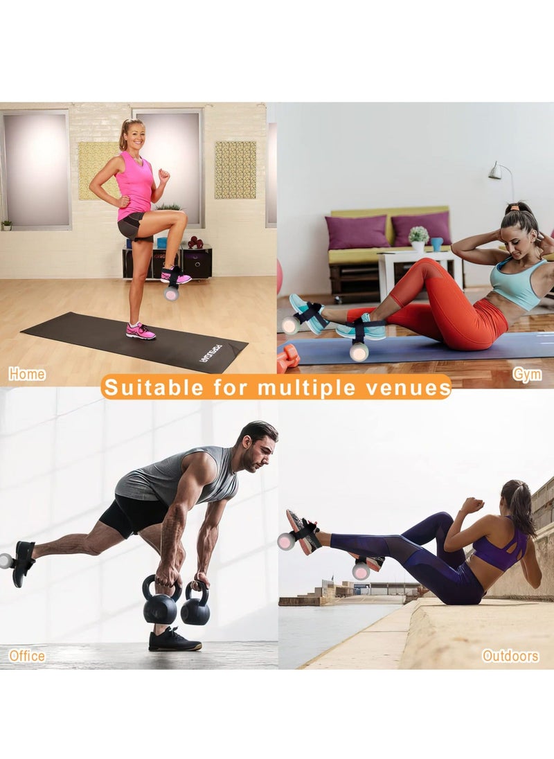 Generic - Dumbbell Foot Attachment, 2PCS Tibialis Trainer, Adjustable Ankle Weights, Leg Weights with Dumbbell Attachment for Hip Flexors, Shin Splint, Hamstring Curls, Leg Extensions - Image 1