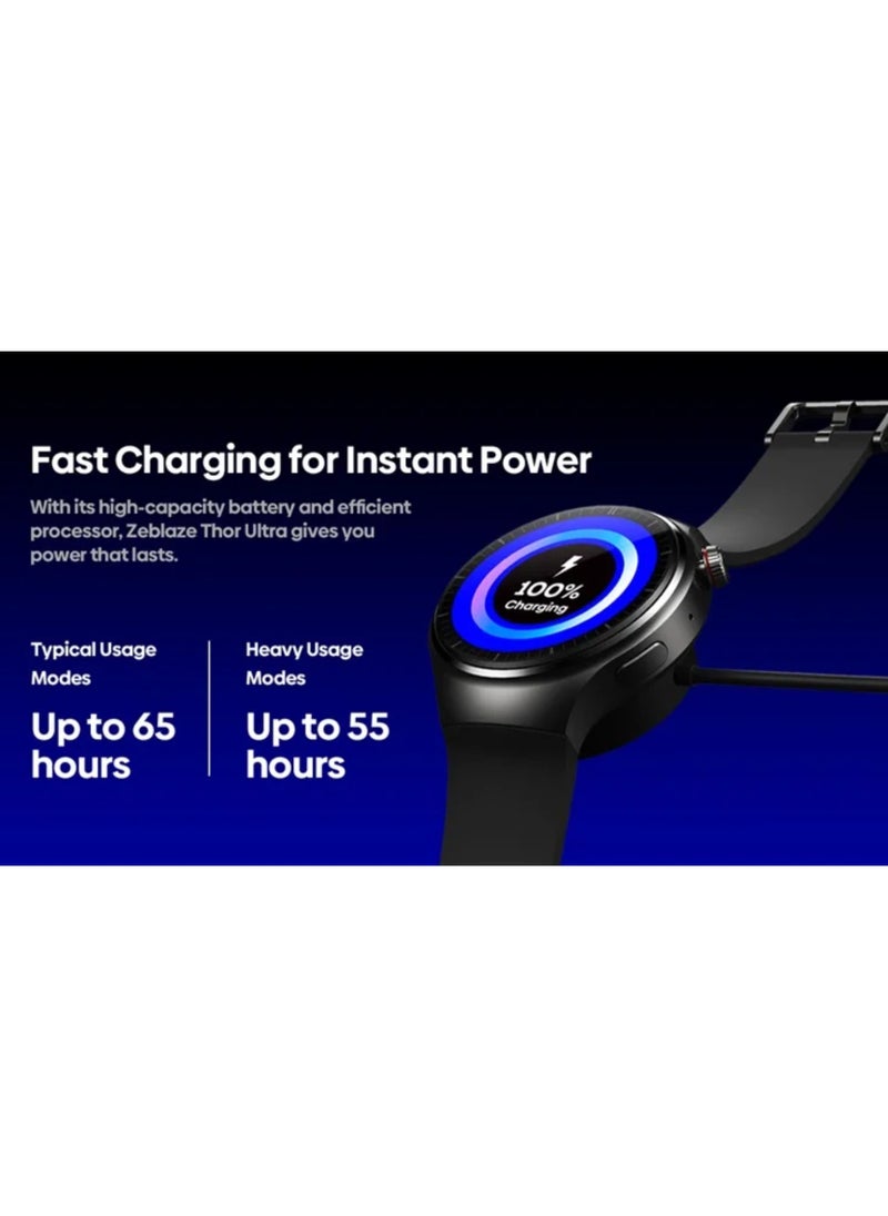Zeblaze - Zeblaze Thor Ultra Android Smart Watch AMOLED Screen 4G Independent Network Built-in GPS 16GB Storage Google Play Android 8.1 - Image 1