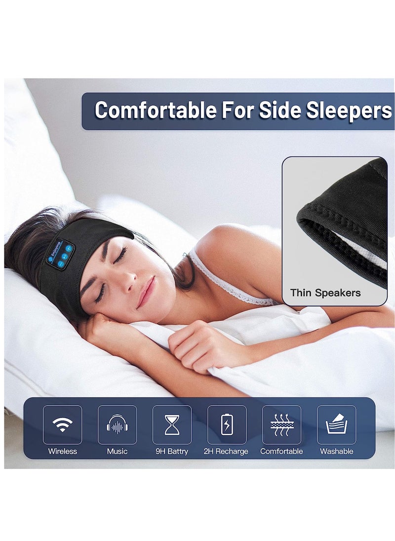 Concretization - Professional Sleep Headphones Wireless, Bluetooth Sports Headband Headphones with Ultra-Thin HD Stereo Speakers, unisex, Perfect for Sleeping,Workout,Jogging,Yoga,Insomnia, Air Travel, Meditation - Image 1