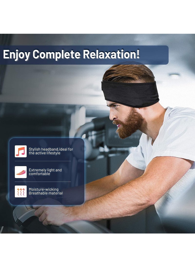 Concretization - Professional Sleep Headphones Wireless, Bluetooth Sports Headband Headphones with Ultra-Thin HD Stereo Speakers, unisex, Perfect for Sleeping,Workout,Jogging,Yoga,Insomnia, Air Travel, Meditation - Image 1